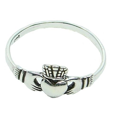 STŘÍBRNÝ PRSTEN CLADDAGH, AG 925