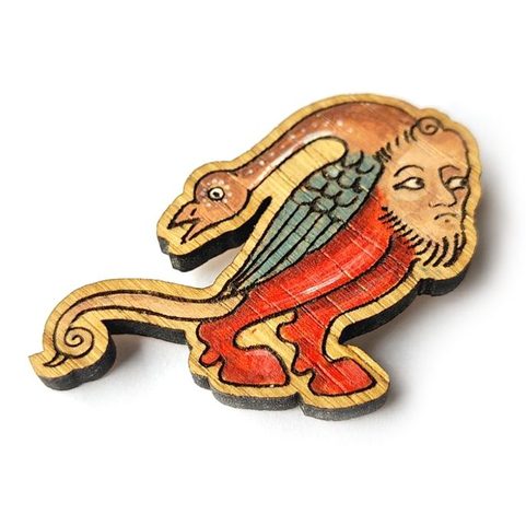 STŘEDOVĚKÝ PIN HOMOAVIS CURIOSA