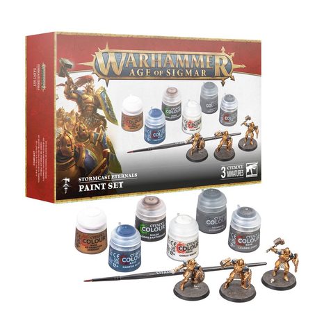 WARHAMMER AGE OF SIGMAR: STORMCAST ETERNALS PAINT SET