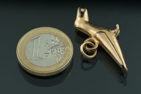 VRÁNA, NORFOLK, ANGLIE, PŘÍVĚŠEK, BRONZ