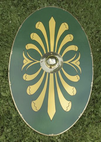 PARMA EQUESTRIS, ŘÍMSKÝ ŠTÍT POMOCNÉ KAVALÉRIE