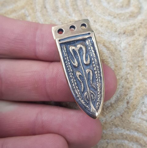 OPASKOVÉ NÁKONČÍ, KOLÍN, RANÝ STŘEDOVĚK - BRONZ