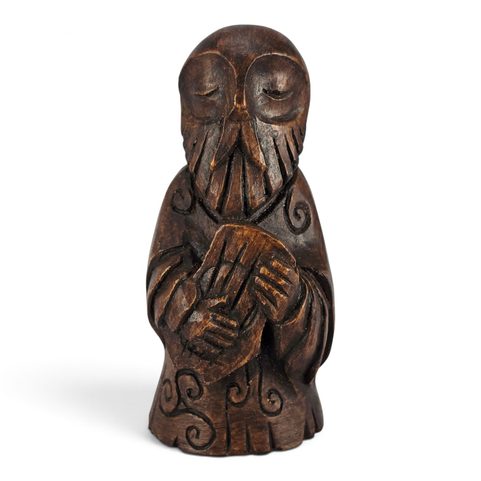 STATUETTE DE BARDE IRLANDAIS DES DAOINE SÍ