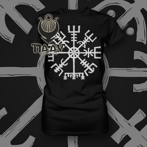 VEGVÍSIR, DÁMSKÉ TRIČKO ČERNOBÍLÉ
