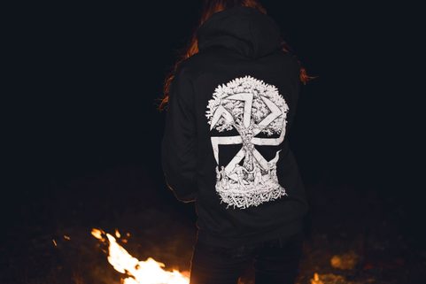 BROTHERHOOD SLOVANSKÁ MIKINA S KAPUCÍ, ZIPPER