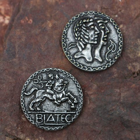 MINCE BIATEC, KELTSKÁ TETRADRACHMA