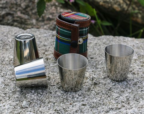 SADA POHÁRKŮ 0,025L ZELENÉ POUZDRO