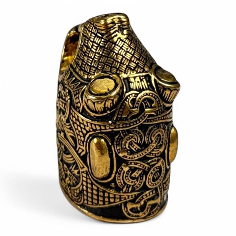 KONCOVKA VIKINGSKÉHO NOŽE OSEBERG, BRONZ