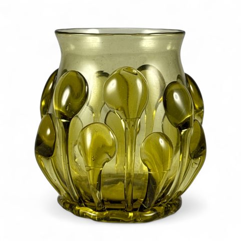 ČESKÁ GOTIKA POHÁR, ZELENÉ LESNÍ SKLO