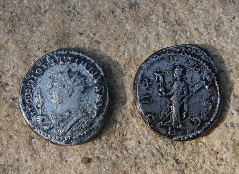 DIOCLETIANUS, 284 - 305, ANTONIANUS, REPLIKA ŘÍMSKÉ MINCE