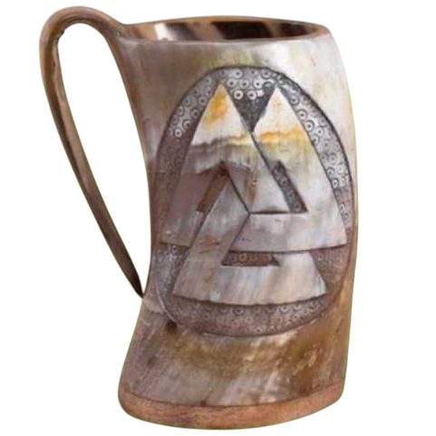 WALKNUT, VIKINGSKÝ POHÁR Z ROHOVINY