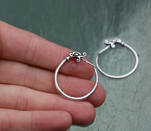 DRACI - STŘÍBRNÉ NÁUŠNICE, REPLIKY ZLATÁ HORDA, AG 925