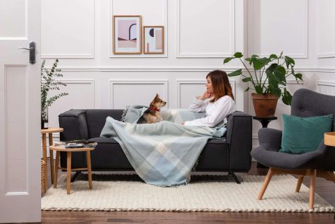 TARA LUXUSNÍ KAŠMÍROVÁ DEKA, FOXFORD, IRSKO