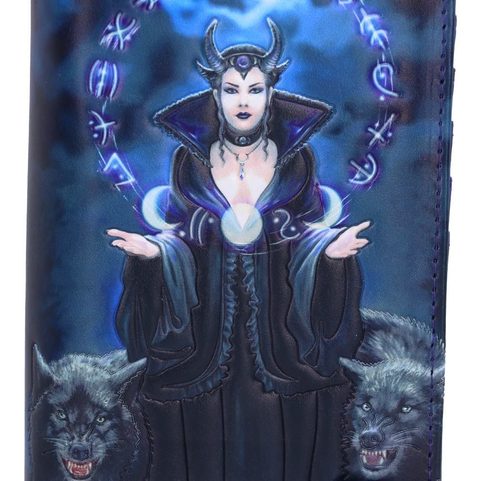 PENĚŽENKA ČARODĚJKA MOON WITCH EMBOSSED PURSE ANNE STOKES 18.5CM