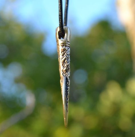 GUNGNIR, ODINOVO KOPÍ, AMULET, BRONZ