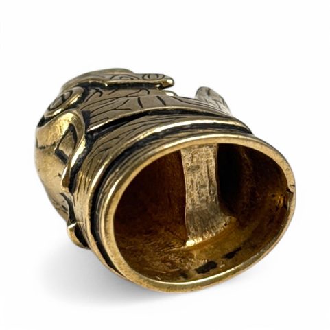 KONCOVKA VIKINGSKÉHO NOŽE WOLIN, BRONZ
