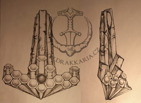 DIMMUBORGIR - THOROVO KLADIVO - STŘÍBRNÝ PŘÍVĚSEK, AG 925, 29 G