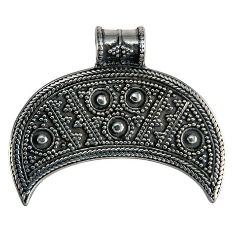 LUNULA, VELKOMORAVSKÝ STŘÍBRNÝ PŘÍVĚSEK, AG 925