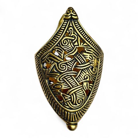 NÁKONČÍ NA VIKINGSKÝ MEČ, JELLING, BRONZ