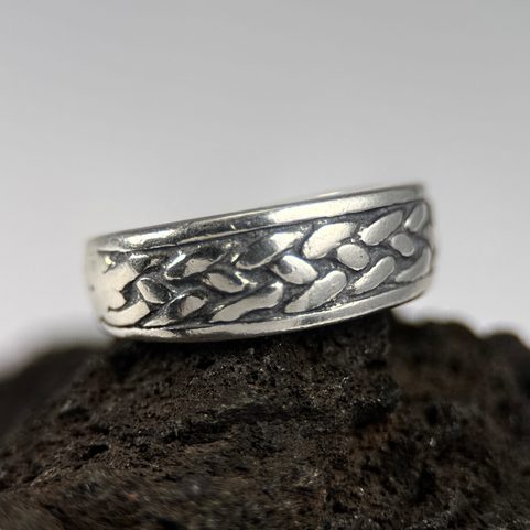 RIONA, KELTSKÝ VZOR, PÁNSKÝ STŘÍBRNÝ PRSTEN, AG 925, 10G