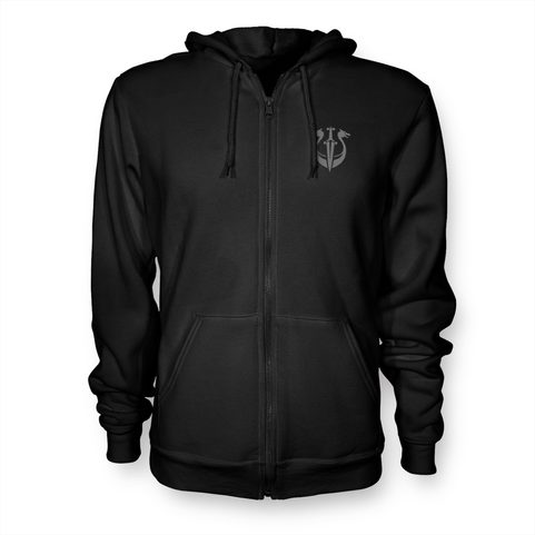 DUBOVÝ MUŽ, MIKINA S KAPUCÍ ZIPPER