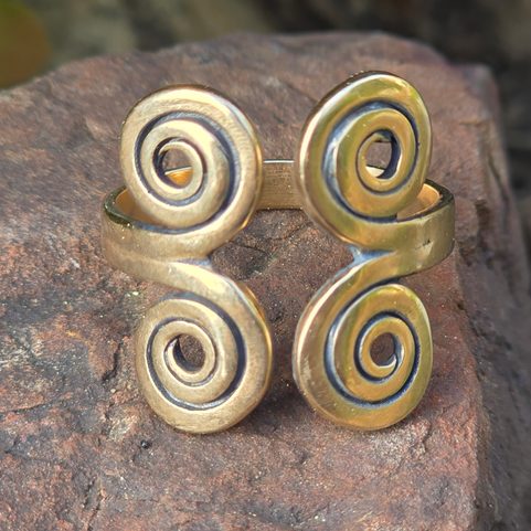 PRSTEN SE SPIRÁLAMI, POBALTÍ, X. STOLETÍ, BRONZ