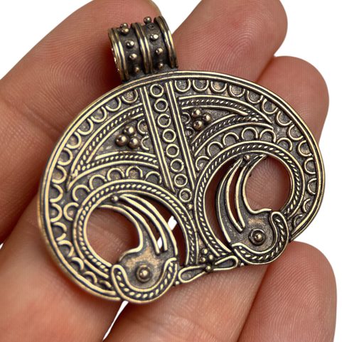 VIKINGSKÁ LUNETA, MOESGAARD, DÁNSKO, BRONZ