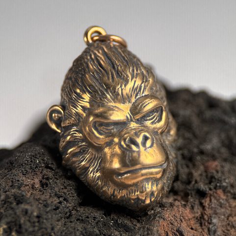 GORILA, PŘÍVĚŠEK, BRONZ