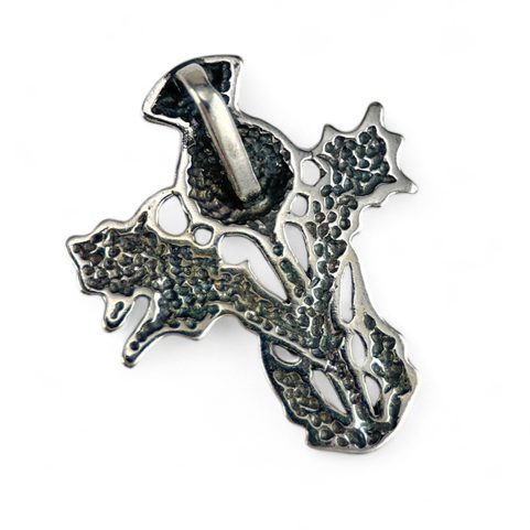 SKOTSKÝ BODLÁK, STŘÍBRNÝ PŘÍVĚSEK, AG 925