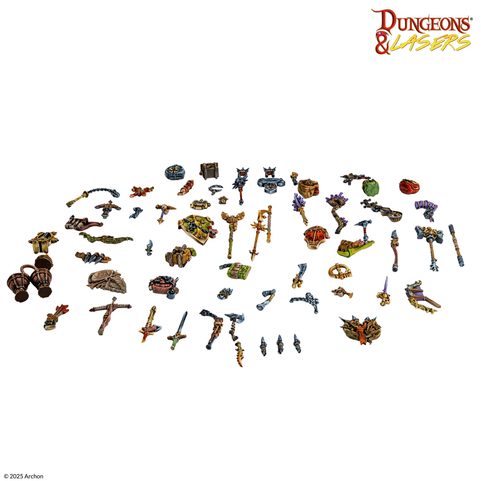 DUNGEONS & LASERS: ADVENTURER’S GEAR SET