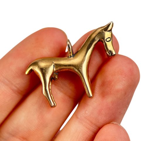 KELTSKÝ KŮŇ, GALIE, 1. STOLETÍ, AMULET, BRONZ
