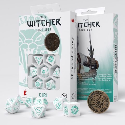 HRACÍ KOSTKY SADA THE WITCHER, CIRI - THE LAW OF SURPRISE