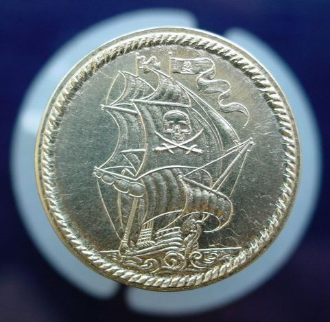 NÁMOŘNICKÁ PIRÁTSKÁ MINCE - AZTEC