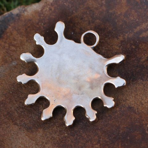 DEVANA, SLOVANSKÝ SLUNEČNÍ AMULET, BRONZ