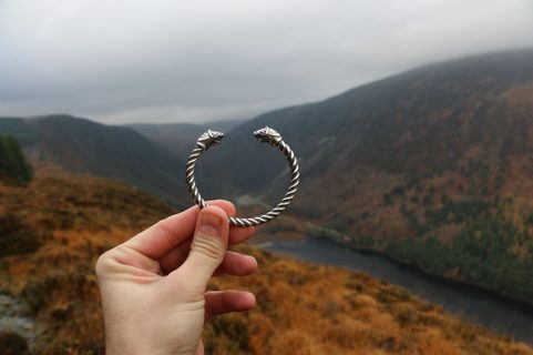 FLÓKI, VIKINSKÝ STŘÍBRNÝ NÁRAMEK, AG 925