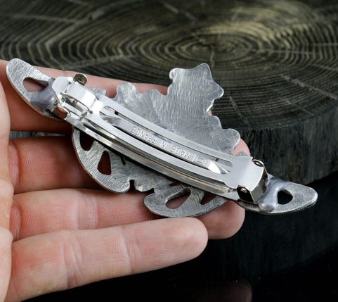 ZELENÝ MUŽ, SECESNÍ SPONA DO VLASŮ