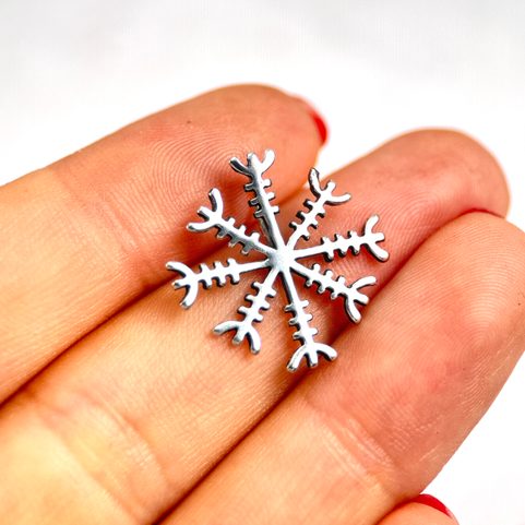 AEGISHJALMUR - ISLANDSKÁ RUNA, STŘÍBRNÝ PŘÍVĚSEK, AG 925