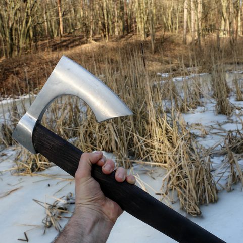 NJORD KOVANÁ SEKERA BRADATICE, OSTRÁ