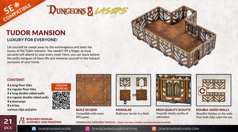 DUNGEONS & LASERS: TUDOR MANSION