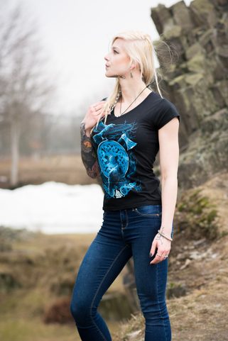 HUGINN A MUNINN, DÁMSKÉ TRIČKO VIKING