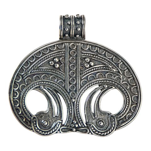 VIKINSKÁ LUNETA, STŘÍBRNÝ PŘÍVĚSEK, AG 925, 13G