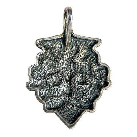 VIKINSKÁ HLAVA, GNEZDOVO, STŘÍBRNÝ PŘÍVĚSEK, AG 925