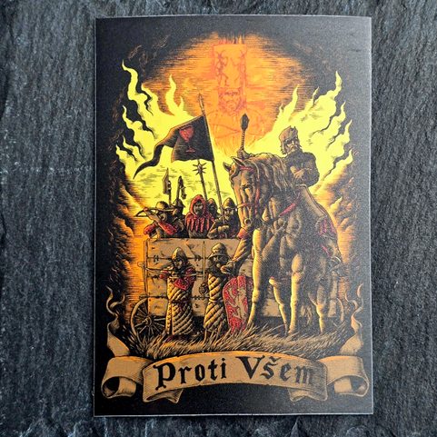 JAN ŽIŽKA - HUSITÉ, MAGNETKA, 57X80 MM