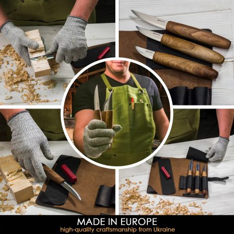 SADA ŘEZBÁŘSKÝCH NOŽŮ - PREMIUM, OŘECH, S19X