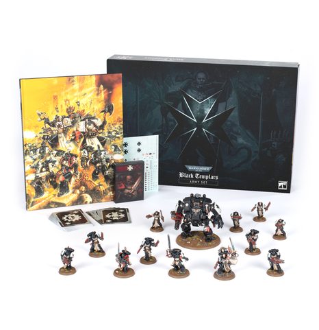 WARHAMMER 40000 BLACK TEMPLARS ARMY SET