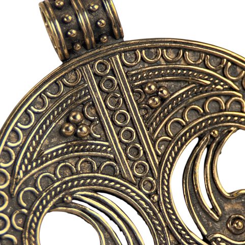 VIKINGSKÁ LUNETA, MOESGAARD, DÁNSKO, BRONZ