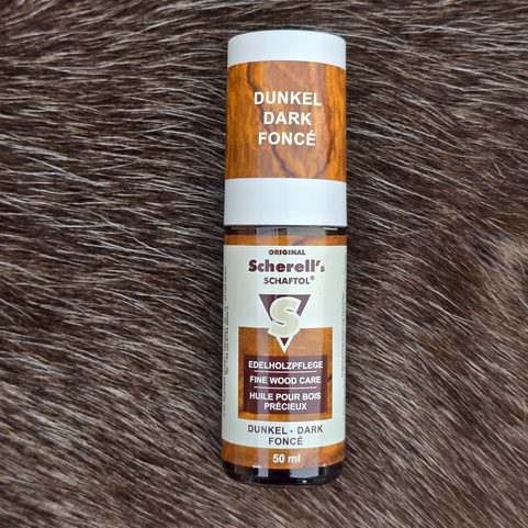 SCHAFTOL OLEJ NA PAŽBY A STŘENKY, TMAVO-HNĚDÝ S HOUBIČKOU, 50ML