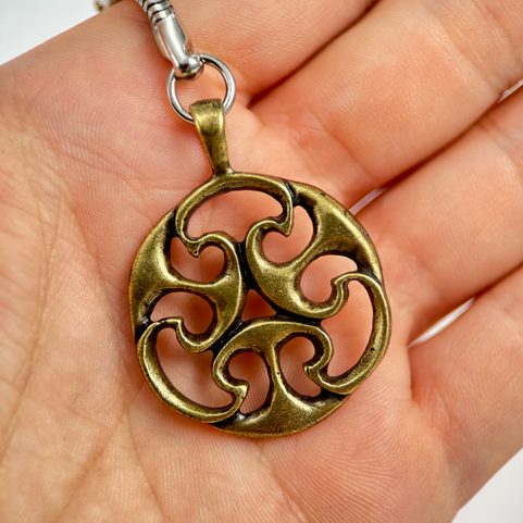 KELTSKÝ TALISMAN ŽIVOTA, KLÍČENKA ZINEK STAROMOSAZ