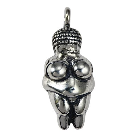 WILLENDORFSKÁ VENUŠE, STŘÍBRNÝ PŘÍVĚSEK, AG 925, 22G