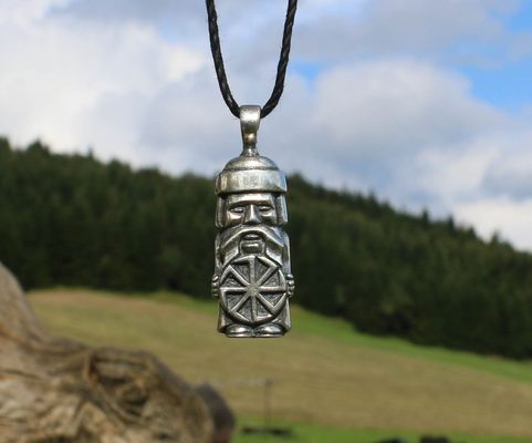 DOMOVOJ, SLOVANSKÝ DĚDEK HOSPODAŘÍČEK, KOLOVRAT, STŘÍBRNÝ PŘÍVĚSEK, AG 925, 9 G